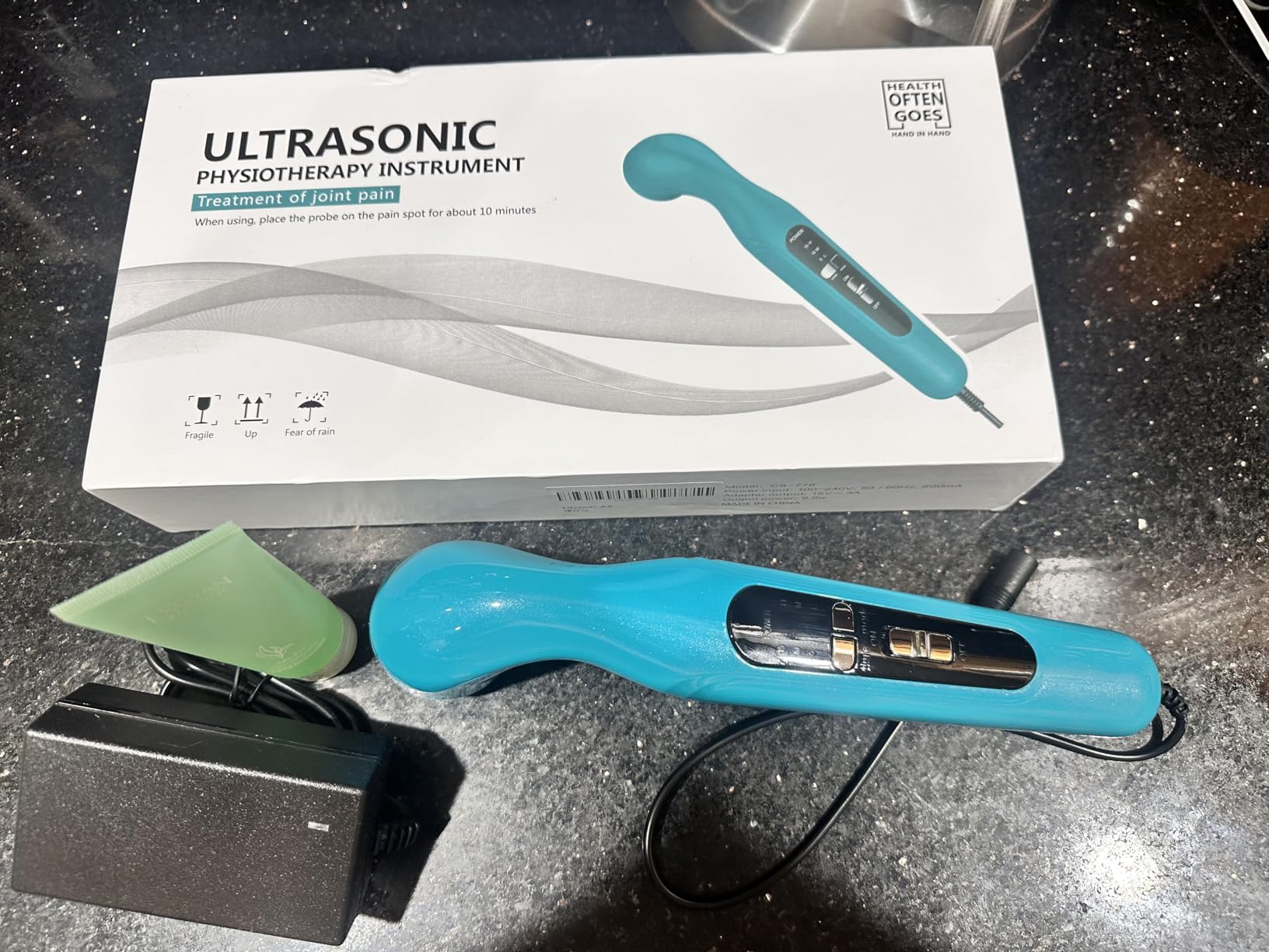 Portable Silent Shockwave Therapy Machine, Effective Electromagnetic Extracorporeal E-D Shock Wave Therapy Machine Pain Relief Body Massager Muscle Relax Massage Gun customer photo 2