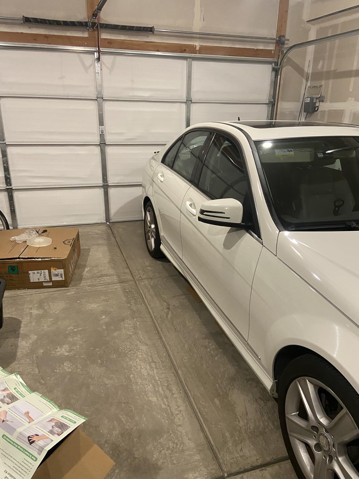 SmartGARAGE - Reflective Garage Door Insulation Kit (White) customer photo 1