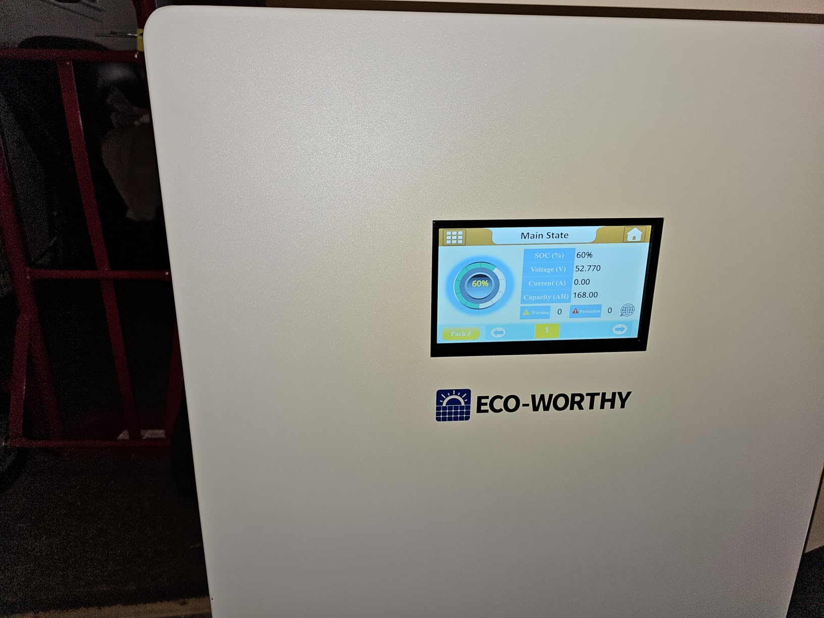 ECO-WORTHY Powermega 48V 314Ah LiFePO4 Battery, 16.1kWh High Capacity Energy Storage with Breakers, 200A Active Balancing BMS, Aerosol Fire Protection,7