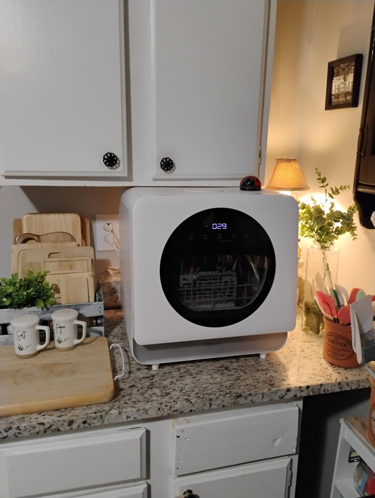 Silonn Portable Countertop Dishwasher, Smart App Control, Triple-Jet Cleaning, Built-In Dual Supply & Water Tank. Compact for Apartment, RV, Dorm customer photo 2