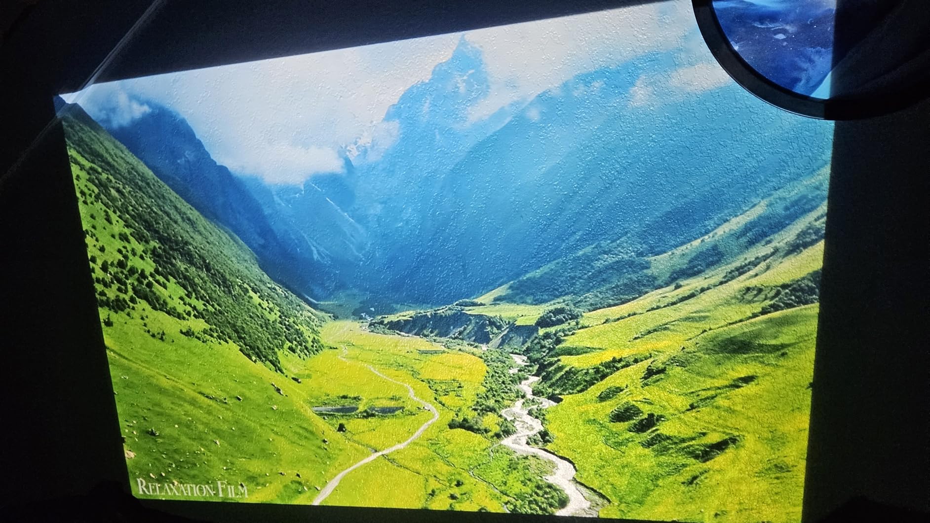 Daytime Projector 4K 2026 Upgraded 2400 ANSI [Auto Lens Cap] HDR10+ Ultra HD Smart Projector with AI-PQ ToF Autofocus HDMI eARC 64GB Dolby Audio for Movie Night Home Theater Gaming Daylight Viewing customer photo 1