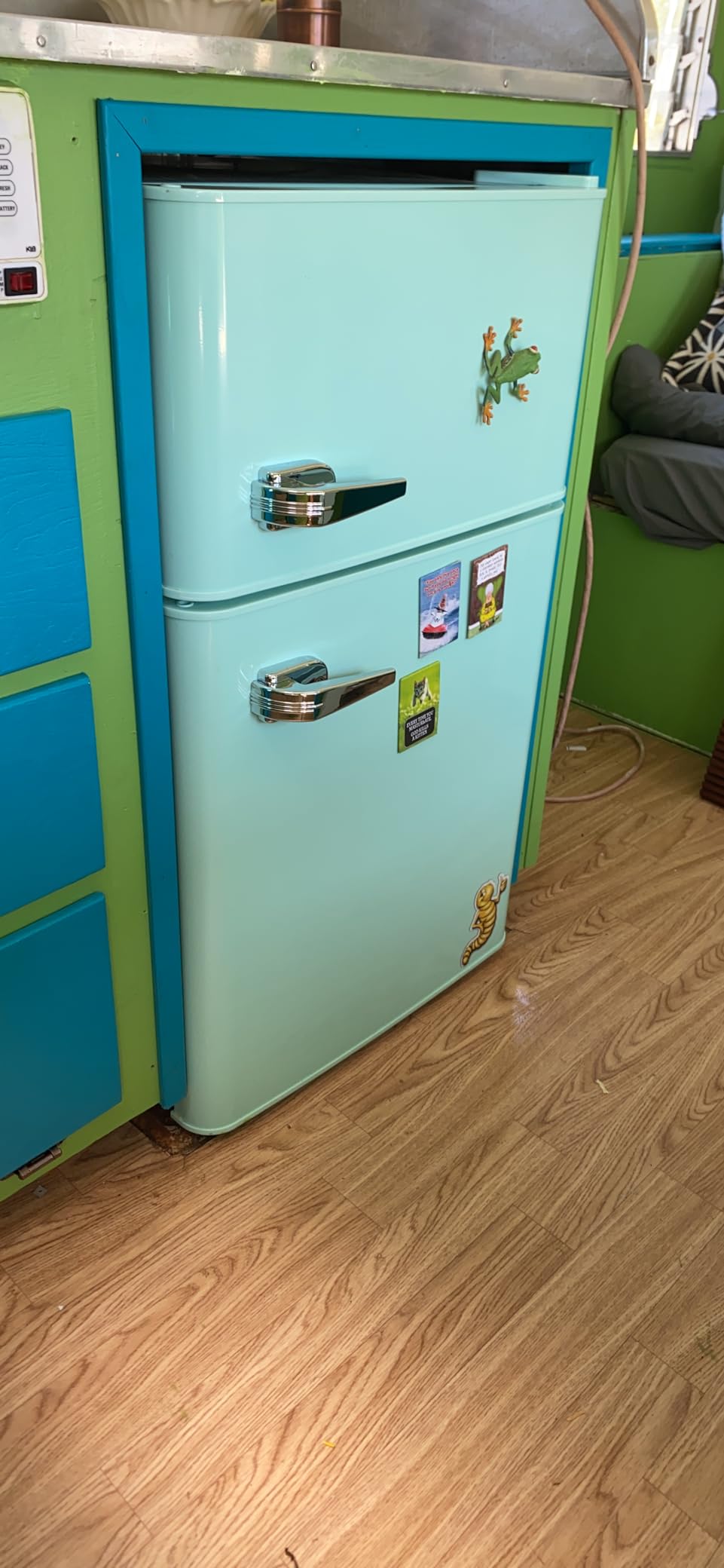 Antarctic Star 2 French Door Refrigerator Fridge, with Side Freezer & Water Dispenser, Nugget Ice Maker & Cube Ice, Adjustable Thermostat, 20 Cu Ft, Stainless Steel customer photo 1