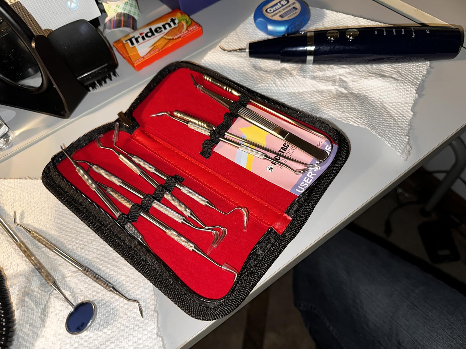 Plaque Remover for Teeth - Tartar Remover for Teeth, Dental Calculus Remover Teeth Cleaning Kit customer photo 2