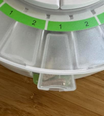 LiveFine Automatic Pill Dispenser with Removable Cups, 21 Compartments, 9 Dosage Rings, Alarm Reminder, LCD Display, Sound & Light Alerts, Locking Key for Vitamins, Supplements, Medications & Seniors customer photo 1