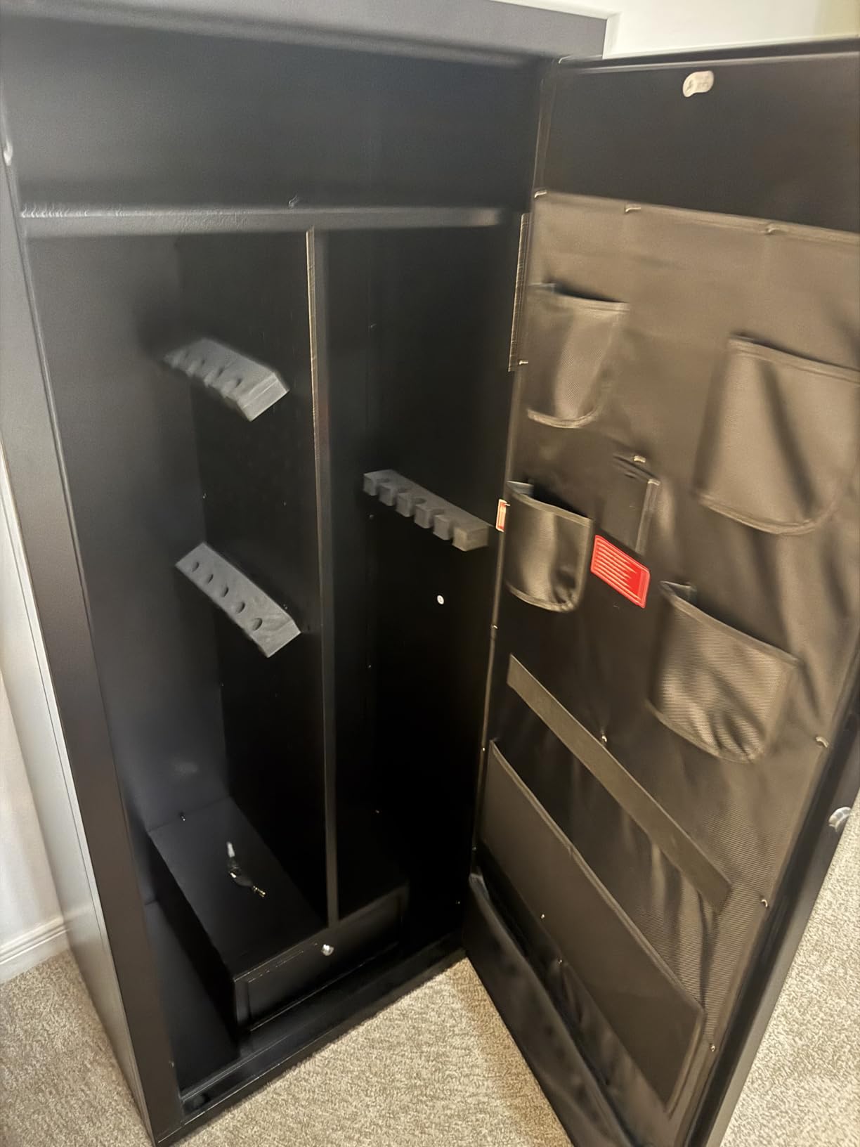 KAER Large Biometric Gun Safe for Rifles and Pistols, 20-24 Gun Capacity Heavy Duty Safe with Fingerprint Lock & LED Light, Quick Access Rifle Safe for Home, Garage, Office customer photo 2