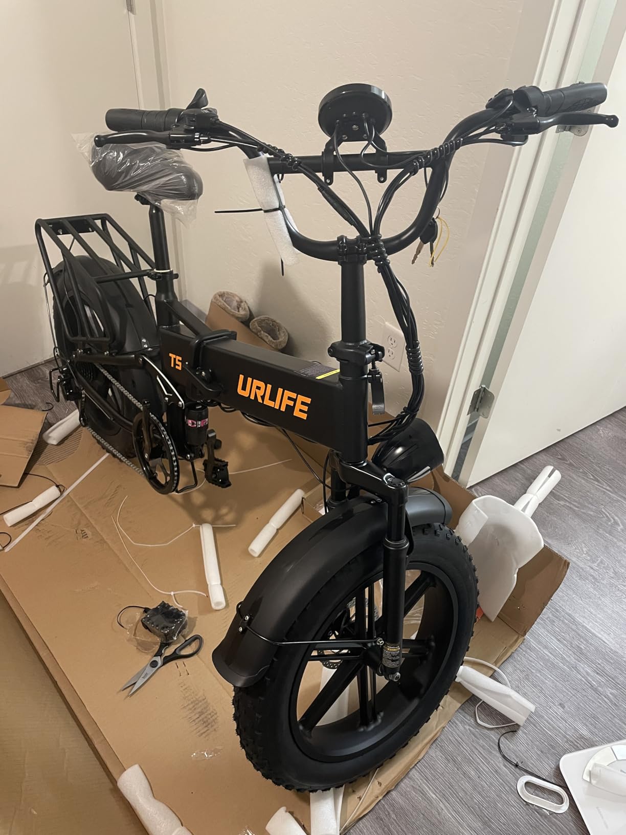 URLIFE Folding Electric Bike for Adults, 48V 13AH, 20