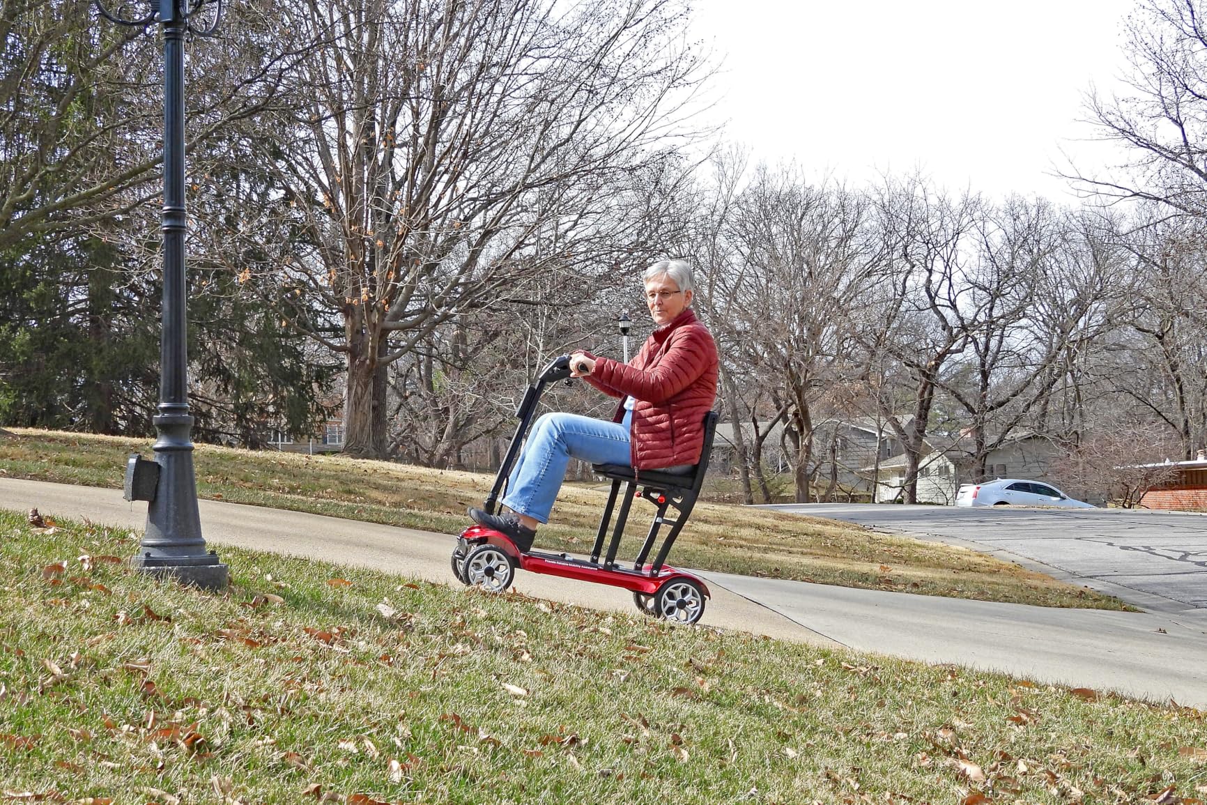 [2026 Upgrade] Aotedor Ultra Lightweight Mobility Scooters for Adults, 36Lbs Foldable Motorized Scooter for Seniors with 2 Lithium Batteries All Terrain Electric Power Scooter Airline Approved customer photo 1