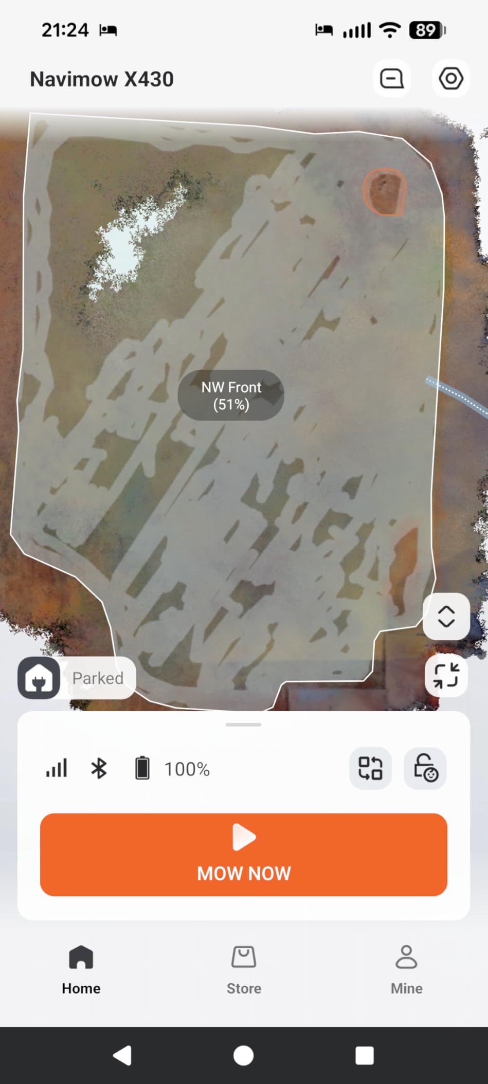 Segway Navimow X430 Robot Lawn Mower Wire Free, for up to 1 Acre, 4WD for 84% Slopes, Zero-Turn for Damage-Free Mowing, ORV-Tuned Lawnmower, MowMentum with 2 × 180W Motors, 0.75-4 in Cutting Height customer photo 1