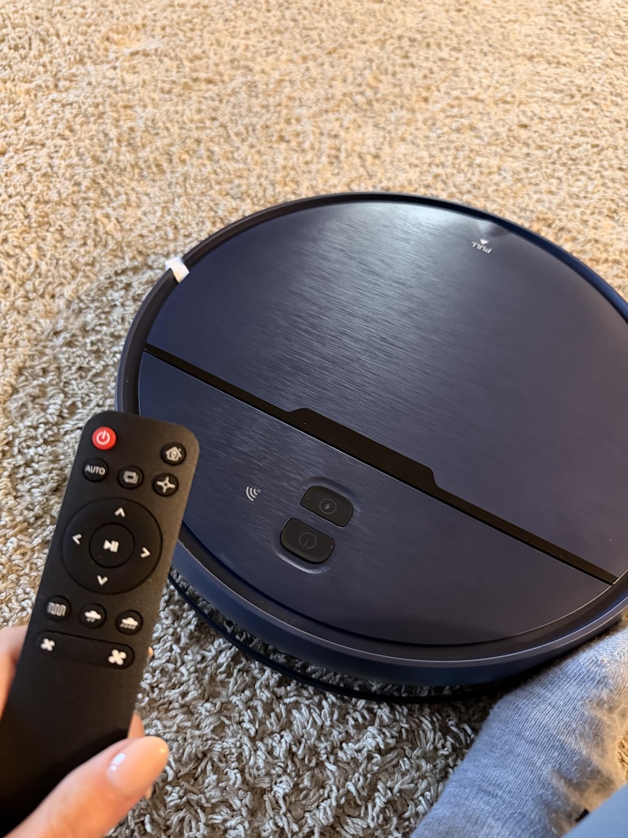 Robot Vacuum and Mop Combo, 2 in 1 Robot Vacuum Cleaner with WiFi/App, Smart Robotic Vacuums with Strong Suction, Schedule, Self-Charging, Slim, Quiet, Ideal for Hard Floor, Pet Hair, Low Pile Carpet customer photo 1