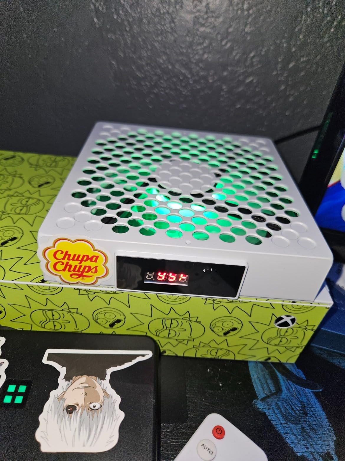 DEPGI Cooling Fan for Xbox Series x, Featuring Automatic Fan Speed Adjustment Based on Temperature, LED Display Screen, Low Noise, Easy Installation, 3 speeds, with RGB LED customer photo 2