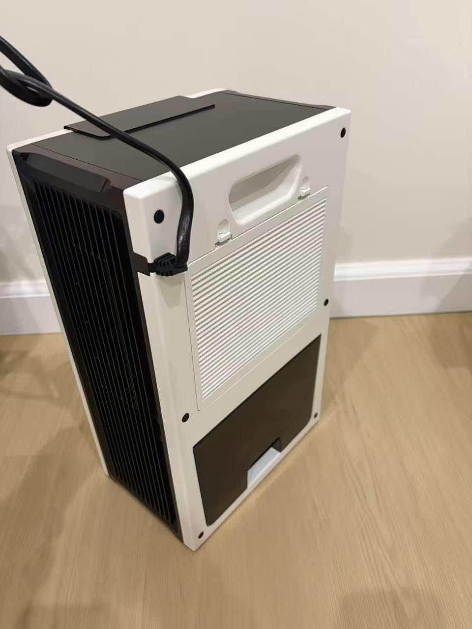 Dehumidifier, 98OZ Dehumidifiers for Home (1000sq.ft), Humidity Display Dehumidifier for Basement Bathroom Bedroom, Auto Shut Off, Washable Filter, Drain Hose, Timer, 7 Ambient Lights, Gray customer photo 2