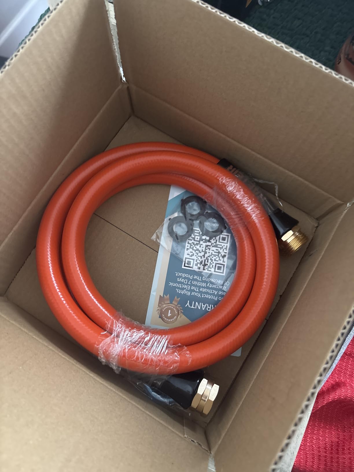 Garden Hose 100 FT, Non-Expanding Water Hose, Ultra-Light & Flexible, Burst-Resistant, Kink-Free, High-Pressure Garden Hose All-Weather Use for Lawns, Gardens, and Outdoor Cleaning customer photo 2