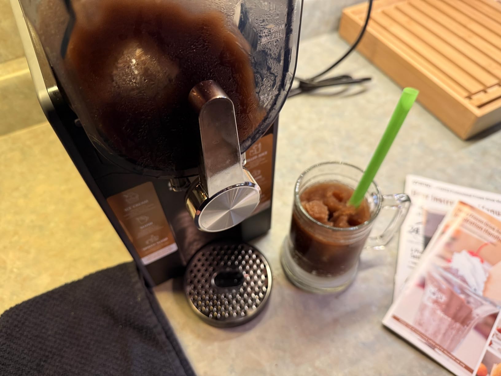 2-in-1 Slushie & Soft Serve Ice Cream Maker, 96oz No-Ice-Needed Frozen Drink Machine with LED Display, 6 Preset Modes, Auto-Clean & Delay Timer - Gift for Family customer photo 1