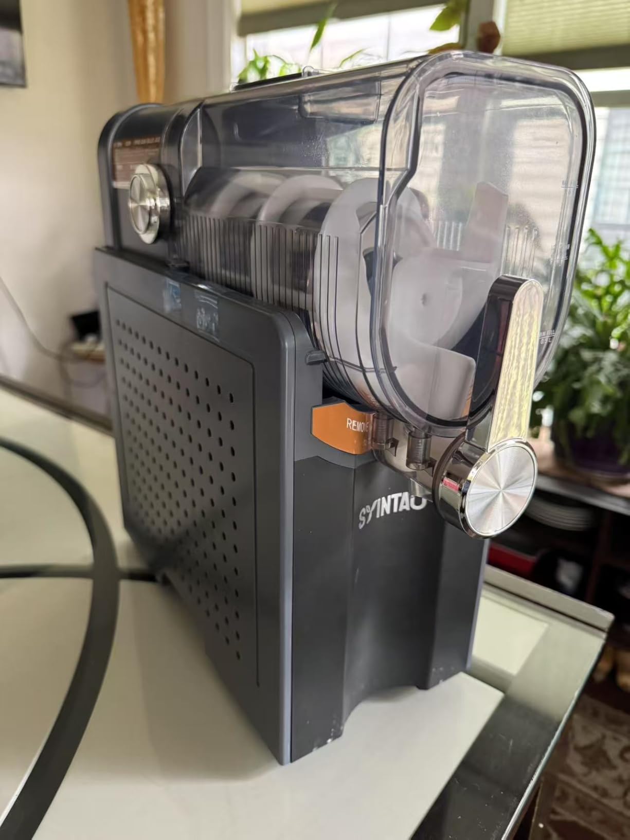 2-in-1 Slushie & Soft Serve Ice Cream Maker, 96oz No-Ice-Needed Frozen Drink Machine with LED Display, 6 Preset Modes, Auto-Clean & Delay Timer - Gift for Family customer photo 2