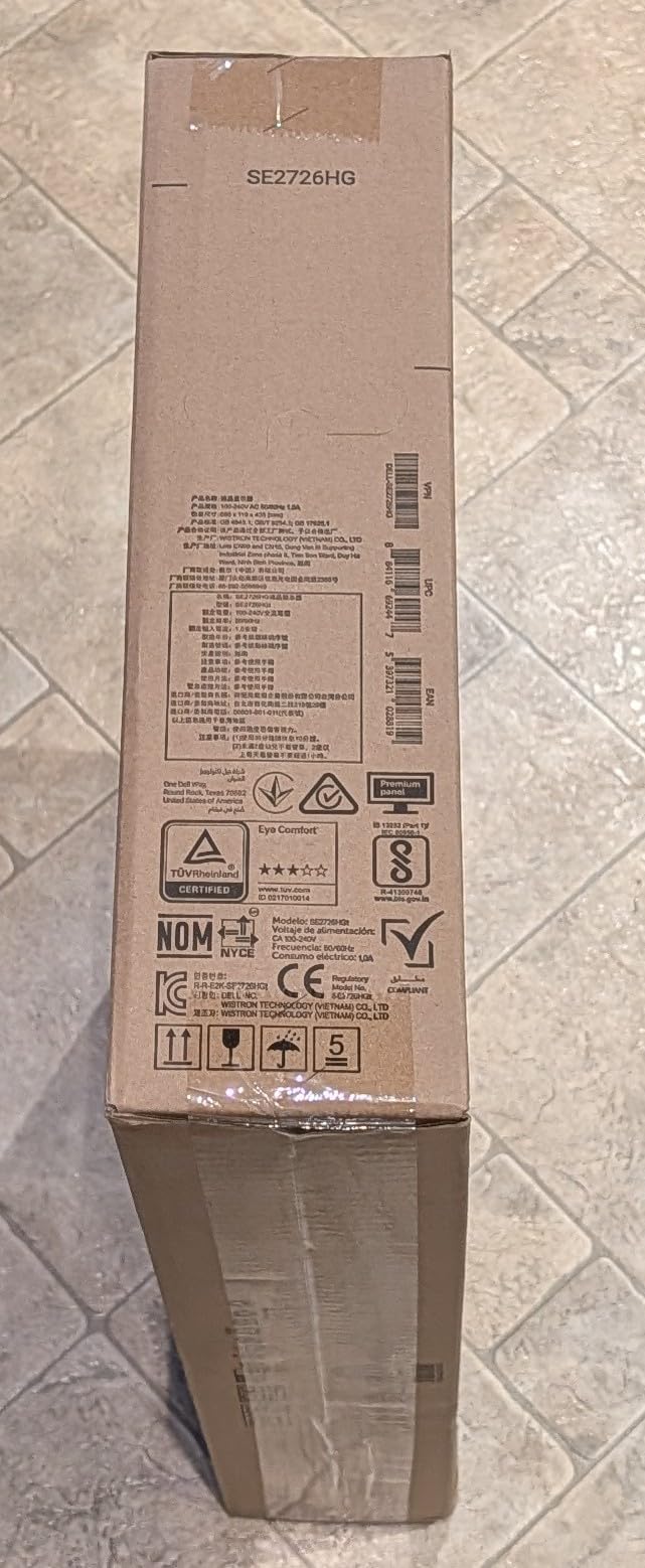 Dell 27 240Hz Gaming Monitor - SE2726HG - 27-inch FHD (1920x1080) 240Hz Display, in-Plane Switching (IPS) Technology, AMD FreeSync Premium, TÜV 3-Star, 2X HDMI, DisplayPort 1.4, Tilt customer photo 2