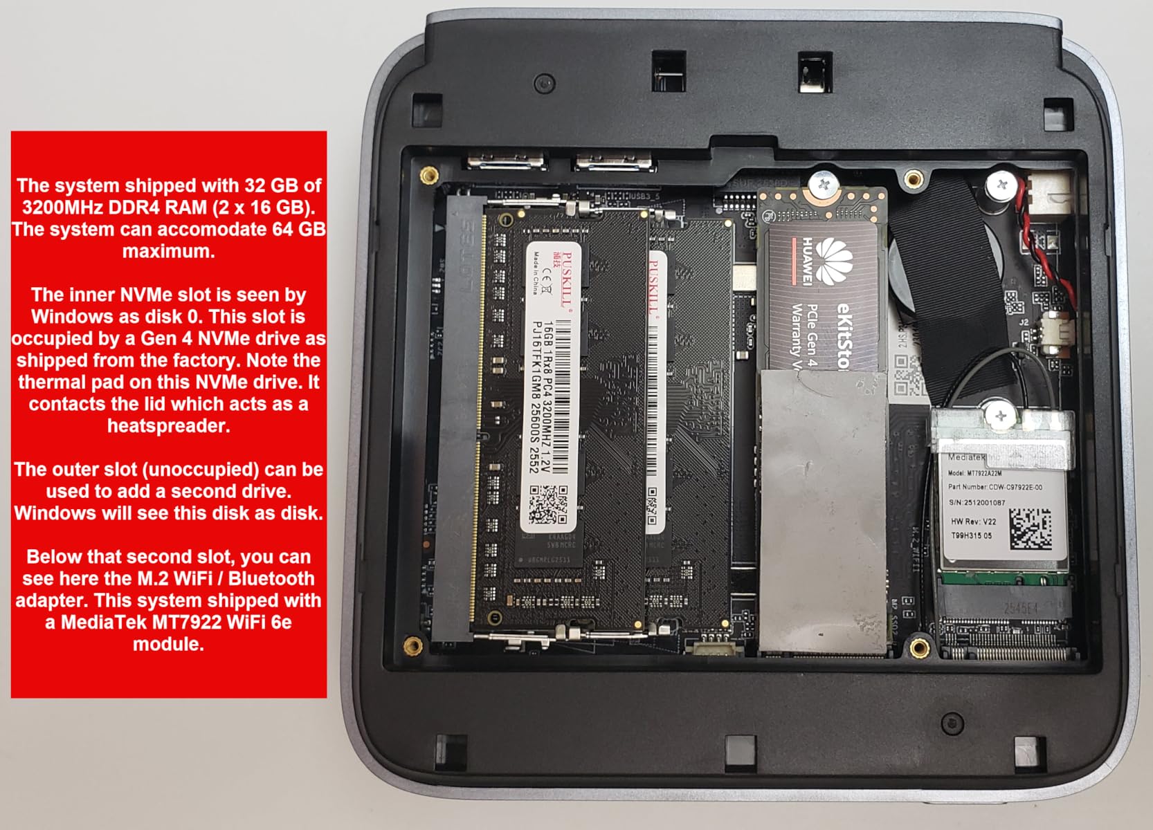 ACEMAGIC M5 Mini PC Windows 11 Pro, Intel Core 14500HX 32GB DDR4 1TB SSD Mini Computers(Beat i9-13900HK/R9 6900HX), NVMe PCIe4.0/USB3.2/Type-C/BT5.2/WiFi6/for Business Office Home Desktop PC 55W customer photo 2