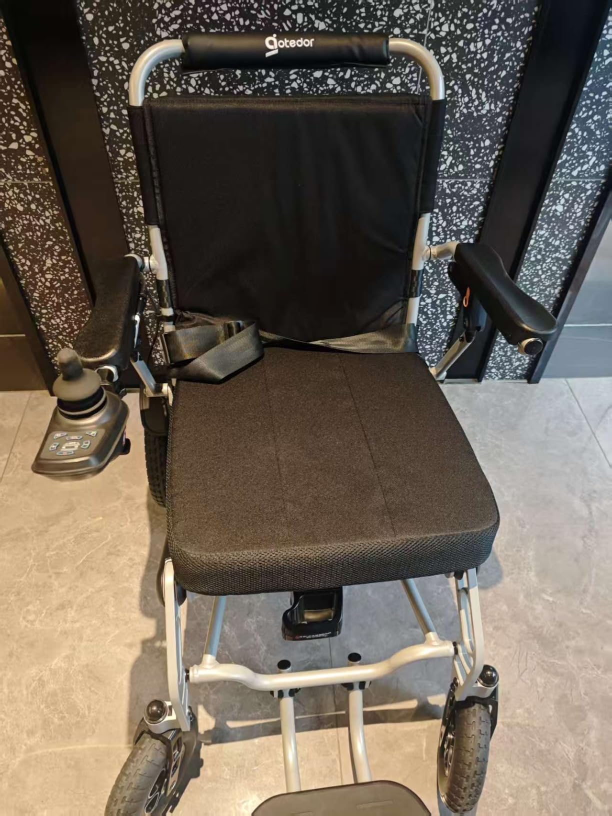 2026 Upgraded Aotedor Electric Wheelchairs for Adults, 35 Mi Long Range with Two Batteries and Dual Brushless Motors, Foldable Power Wheelchair, 330 lbs Capacity Motorized Wheelchair Airline Approved customer photo 1