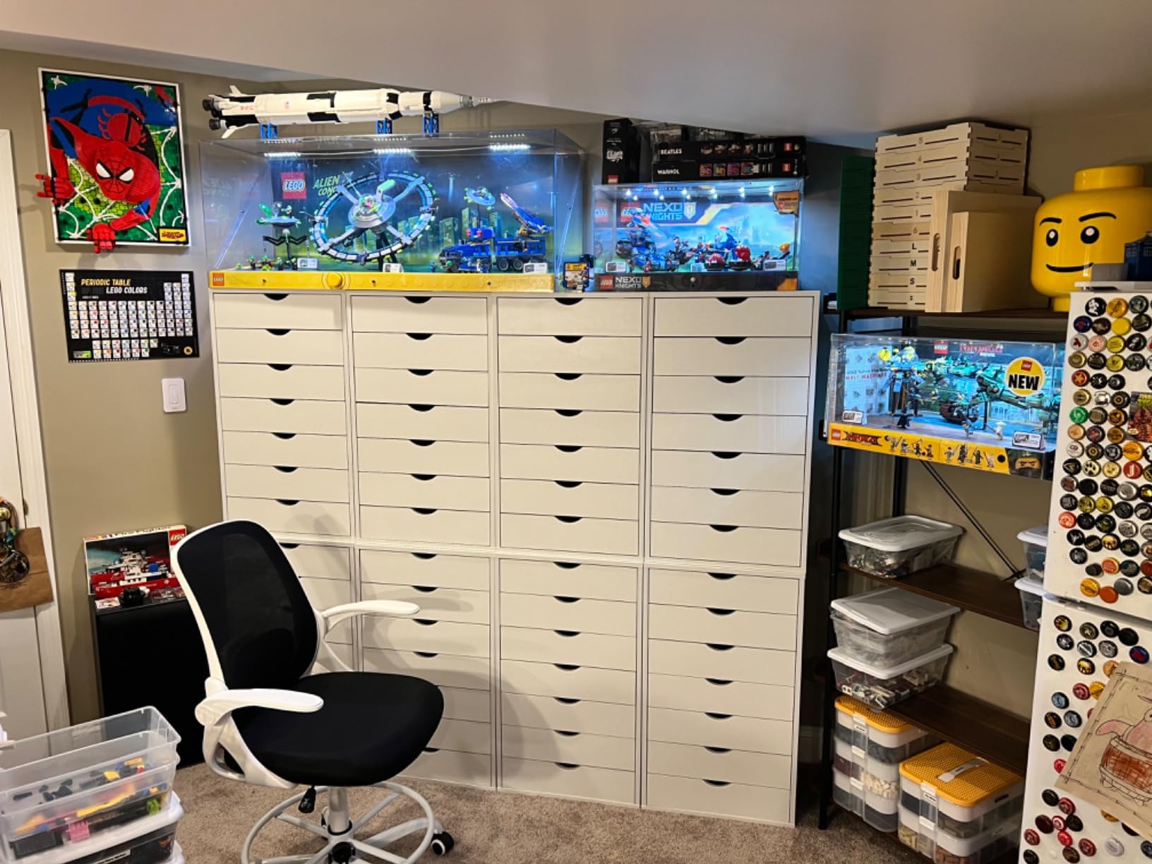 Sweetcrispy 2 Drawer Filing Cabinet Black, Rolling Wood File Cabinets with Printer Stand Under Desk Storage Lockable Wheels, Home Office Organizer customer photo 2