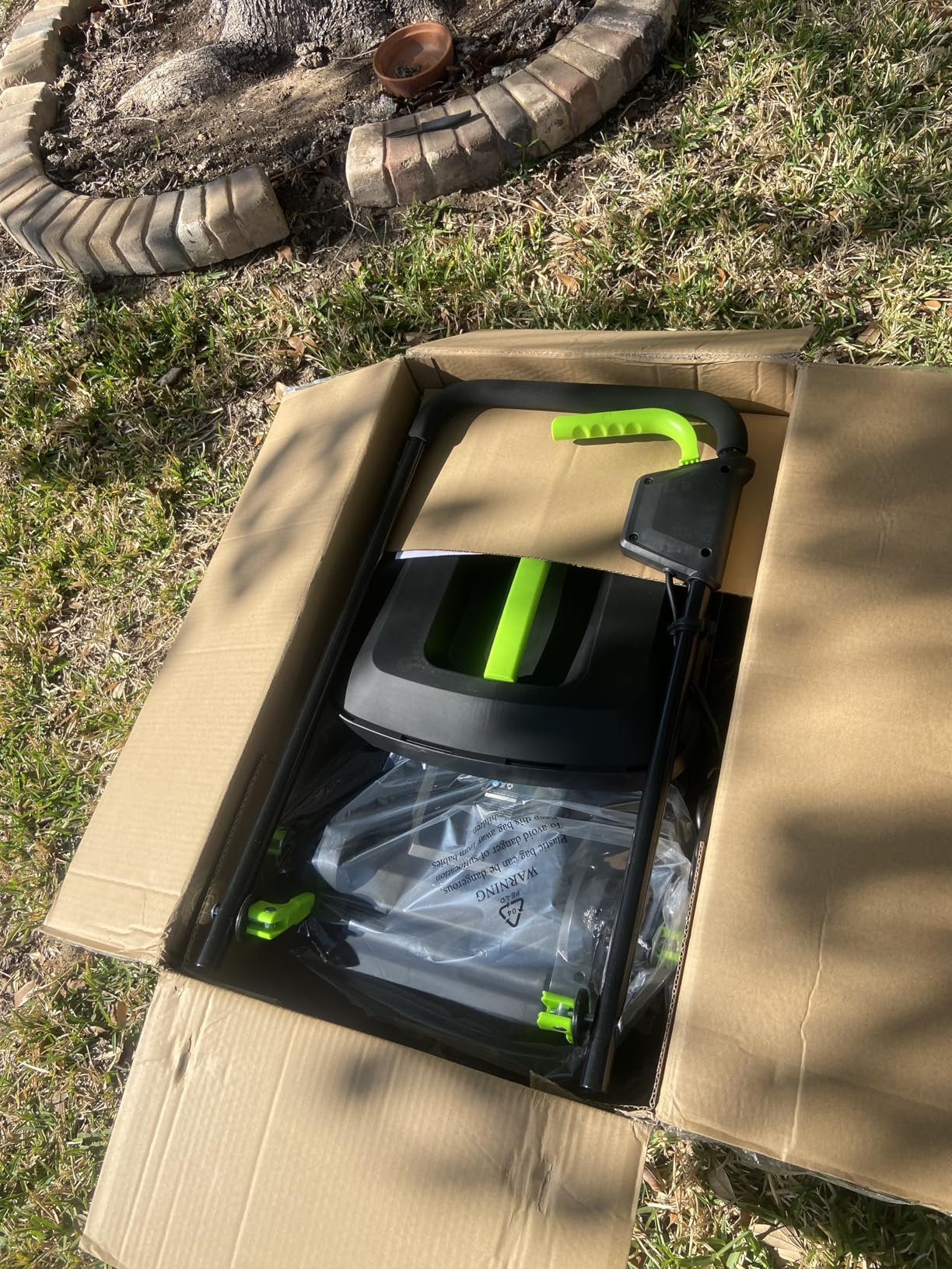 STEELITE 21V 13-Inch Brushless Electric Lawn Mower, Cordless Push Mower with 4.0Ah Battery & Charger, 5-Level Height Adjustment, Mulching/Bagging, for Small Yard customer photo 2