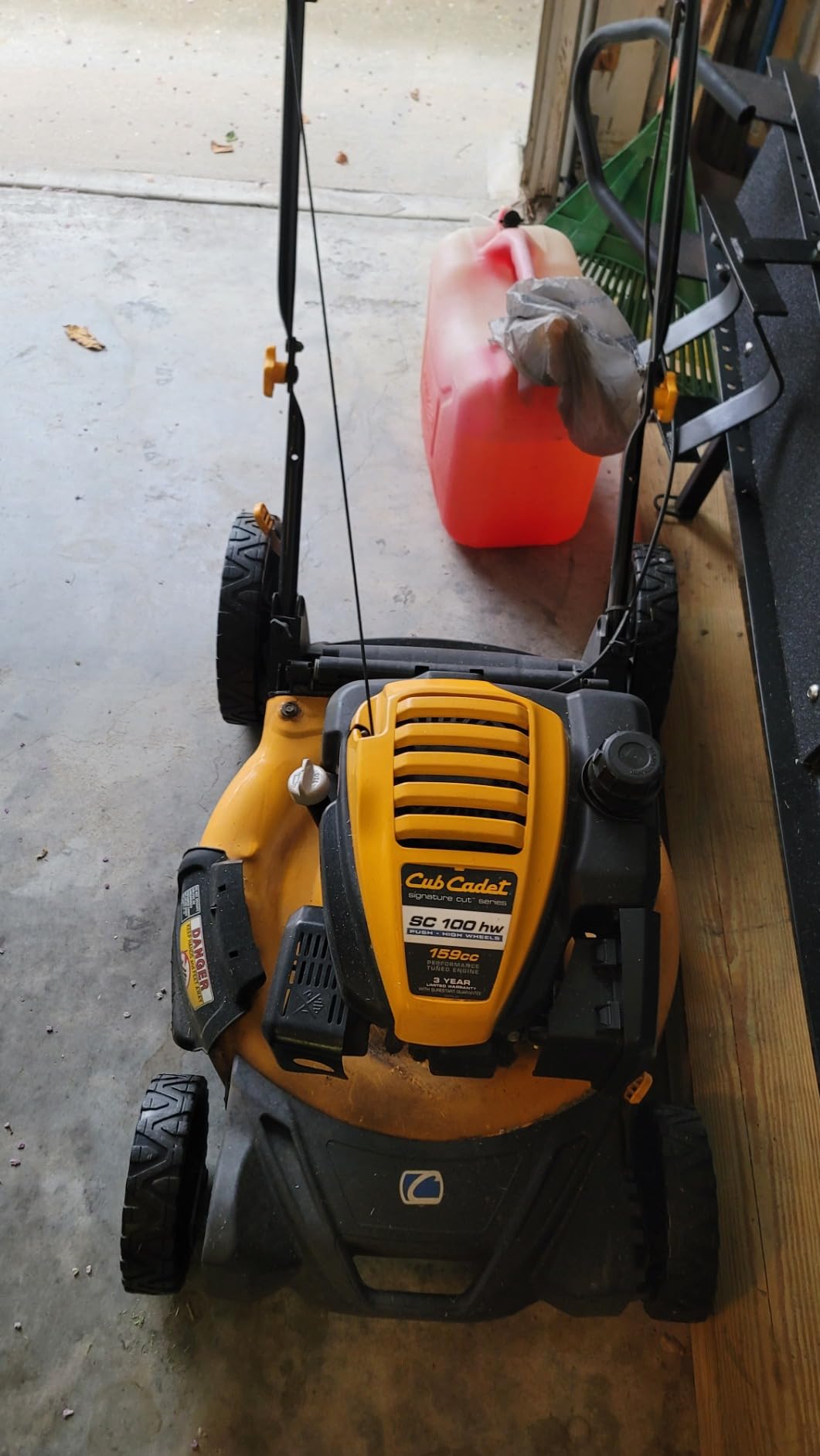 SENIX 22-Inch Gas Walk Behind Brush Cutter and String Trimmer, 160 cc 4-Cycle Engine, 14