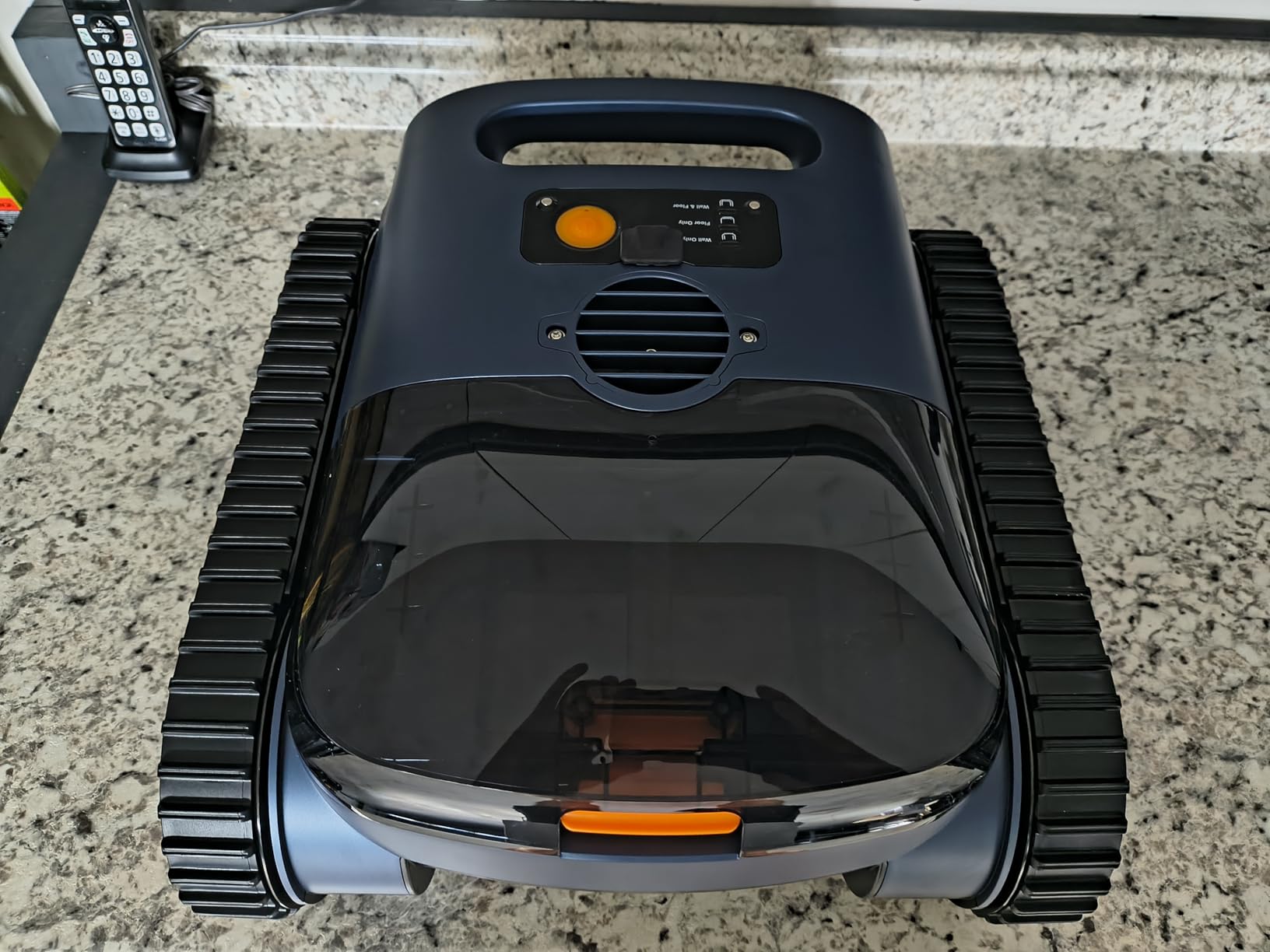 Pool Vacuum,Seauto New Shark Robotic Pool Cleaner for Inground Pools,4 Brushes&Motors,Waterline Only Mode,AI Sonar Navigation,240-Mins Max Runtime Sucks up to 3,230 Sq.ft customer photo 2