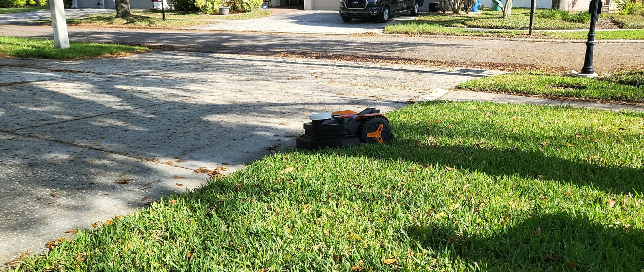 WORX Landroid Vision Cloud Robot Lawn Mower, No Perimeter Wire Robot Mower for 1/2 Acre, AI Obstacle Avoidance + RTK Cloud Navigation, 30% Slope, Auto Mapping, App Control, WR320 customer photo 1