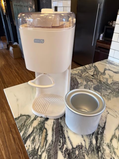 Dash Soft Serve Ice Cream Machine - Frozen Dessert Machine for Soft Serve, Froyo, Sorbet, and Fruit Whips - Compact Design - Features Double Insulated Freezer Bowl - 1-Pint Capacity customer photo 2