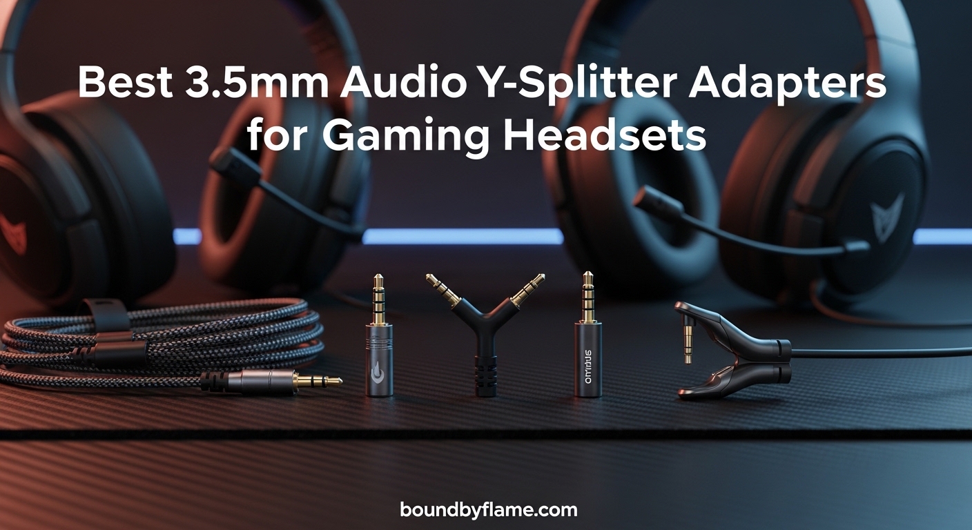 Best 3.5mm Audio Y-Splitter Adapters for Gaming Headsets
