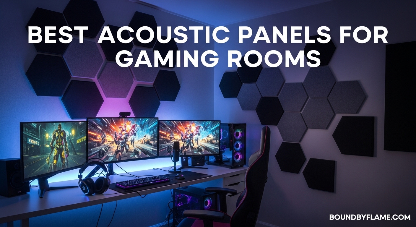Best Acoustic Panels for Gaming Rooms