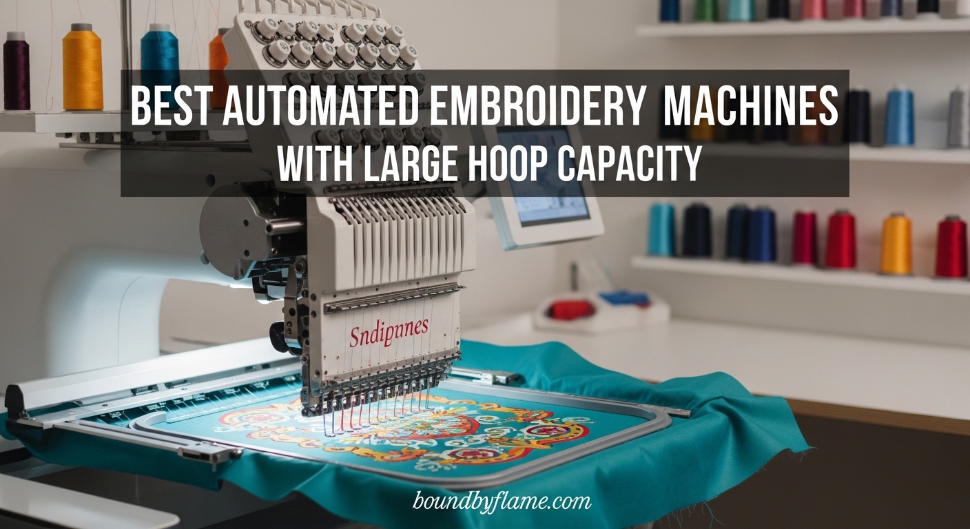 Best Automated Embroidery Machines with Large Hoop Capacity