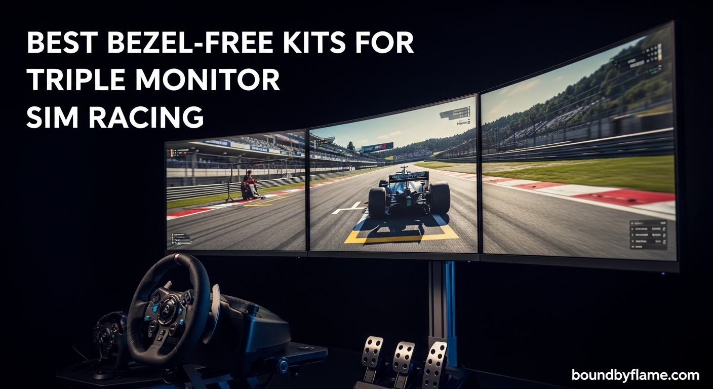Best Bezel-Free Kits for Triple Monitor Sim Racing
