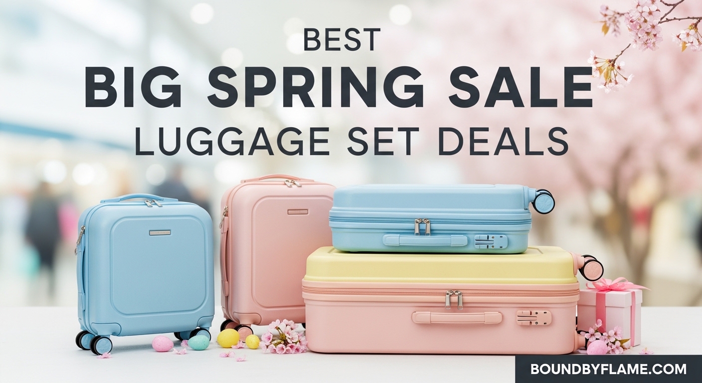 Best Big Spring Sale Luggage Set Deals
