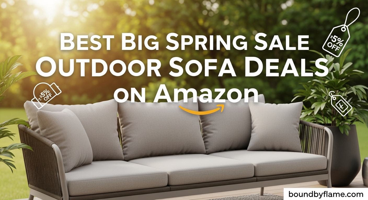 Best Big Spring Sale Outdoor Sofa Deals on Amazon