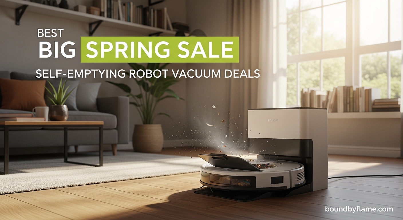 Best Big Spring Sale Self-Emptying Robot Vacuum Deals