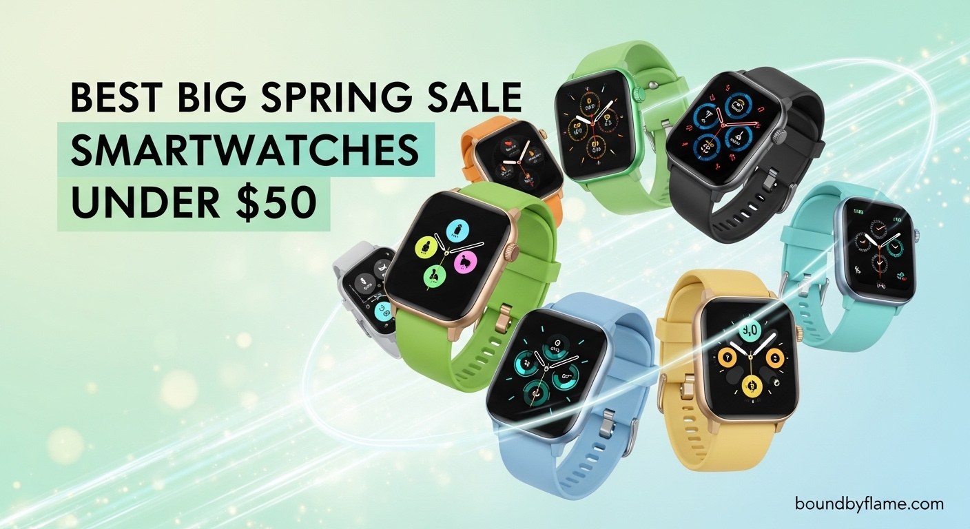 Best Big Spring Sale Smartwatches Under $50