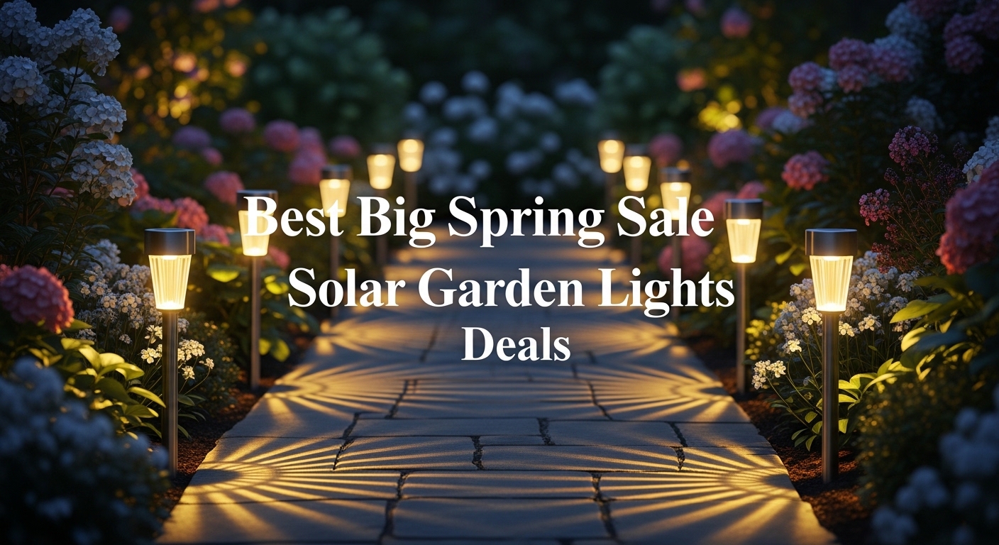 Best Big Spring Sale Solar Garden Lights Deals