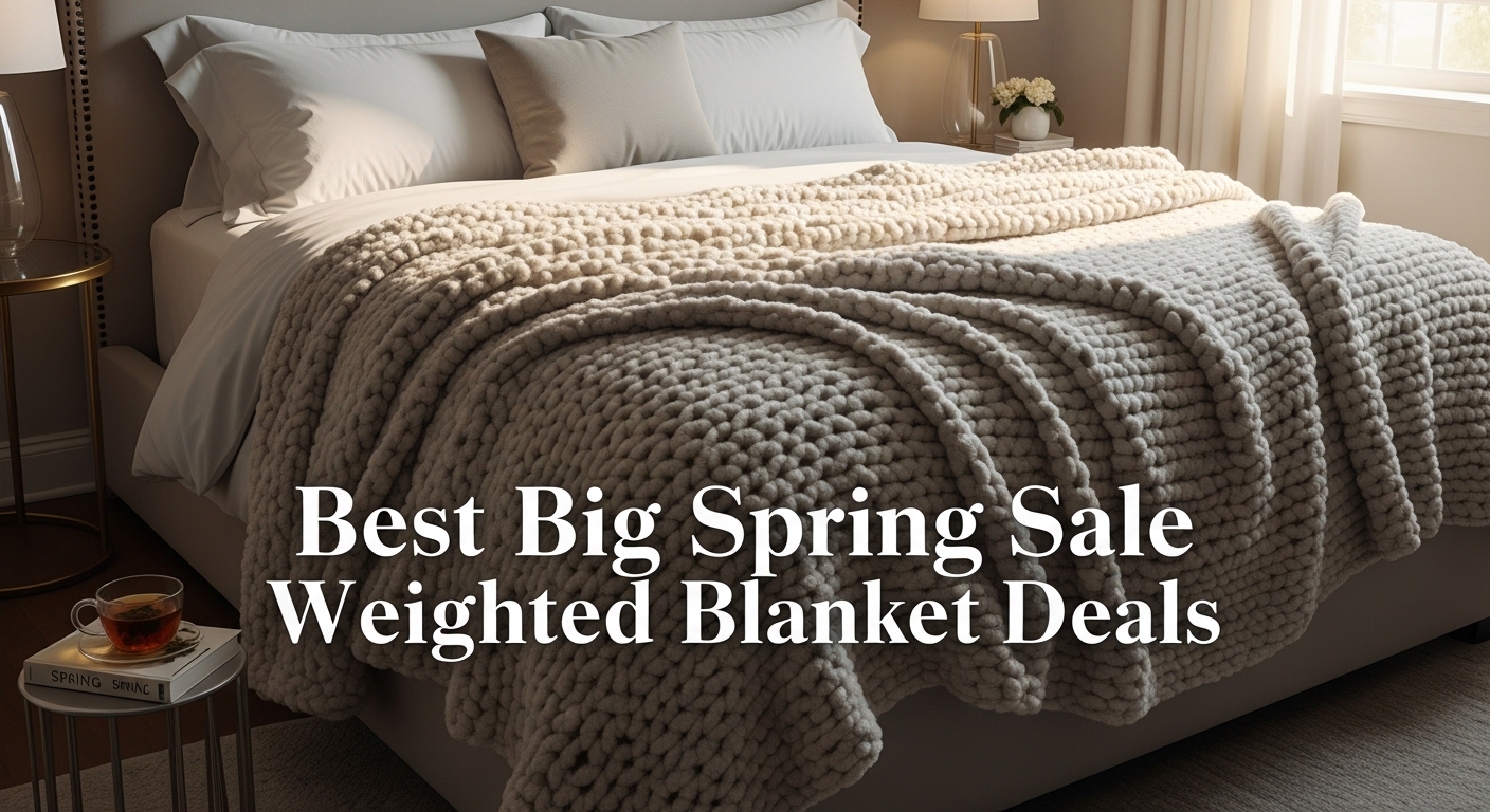 Best Big Spring Sale Weighted Blanket Deals