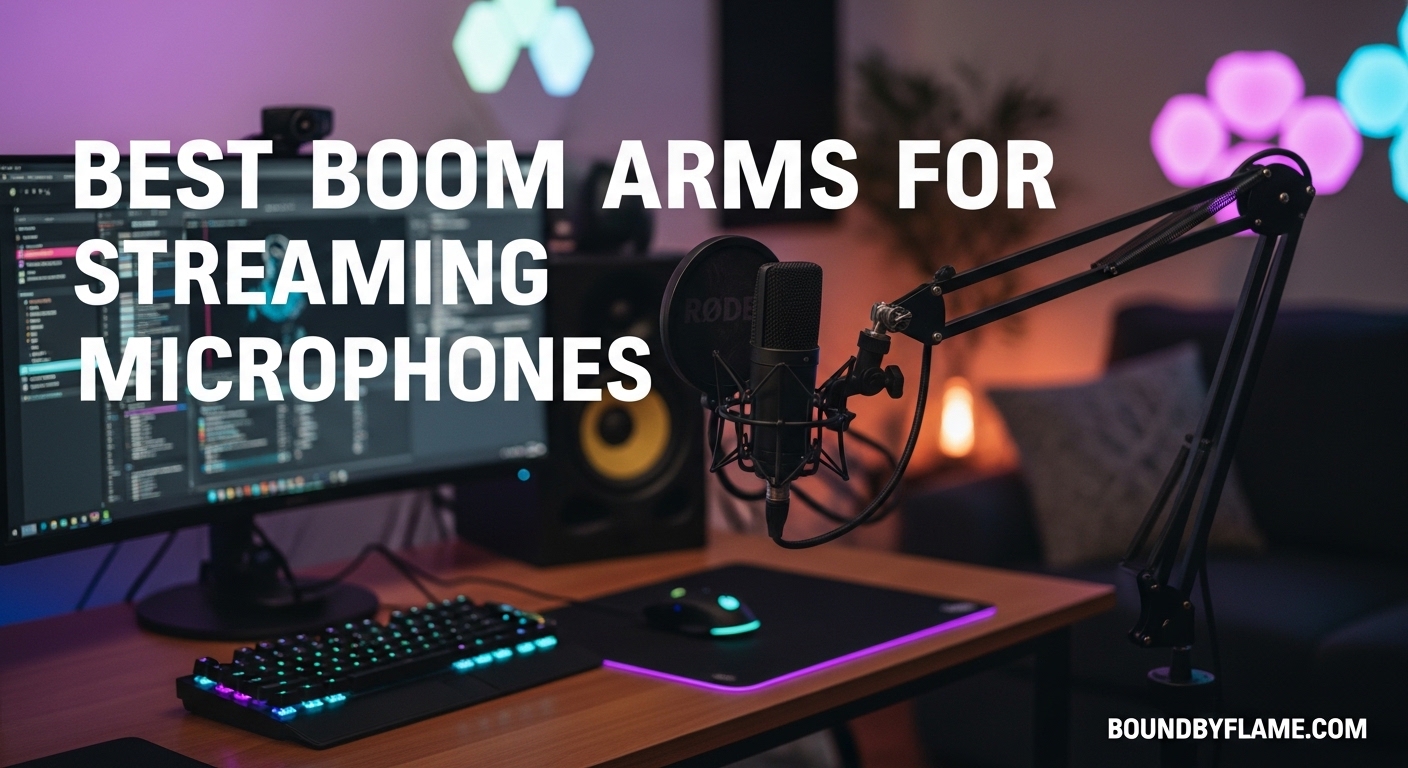 Best Boom Arms for Streaming Microphones