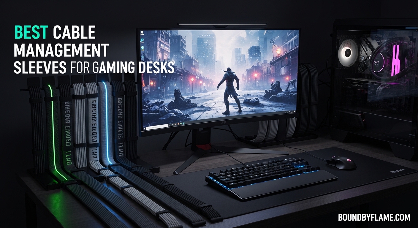 Best Cable Management Sleeves for Gaming Desks