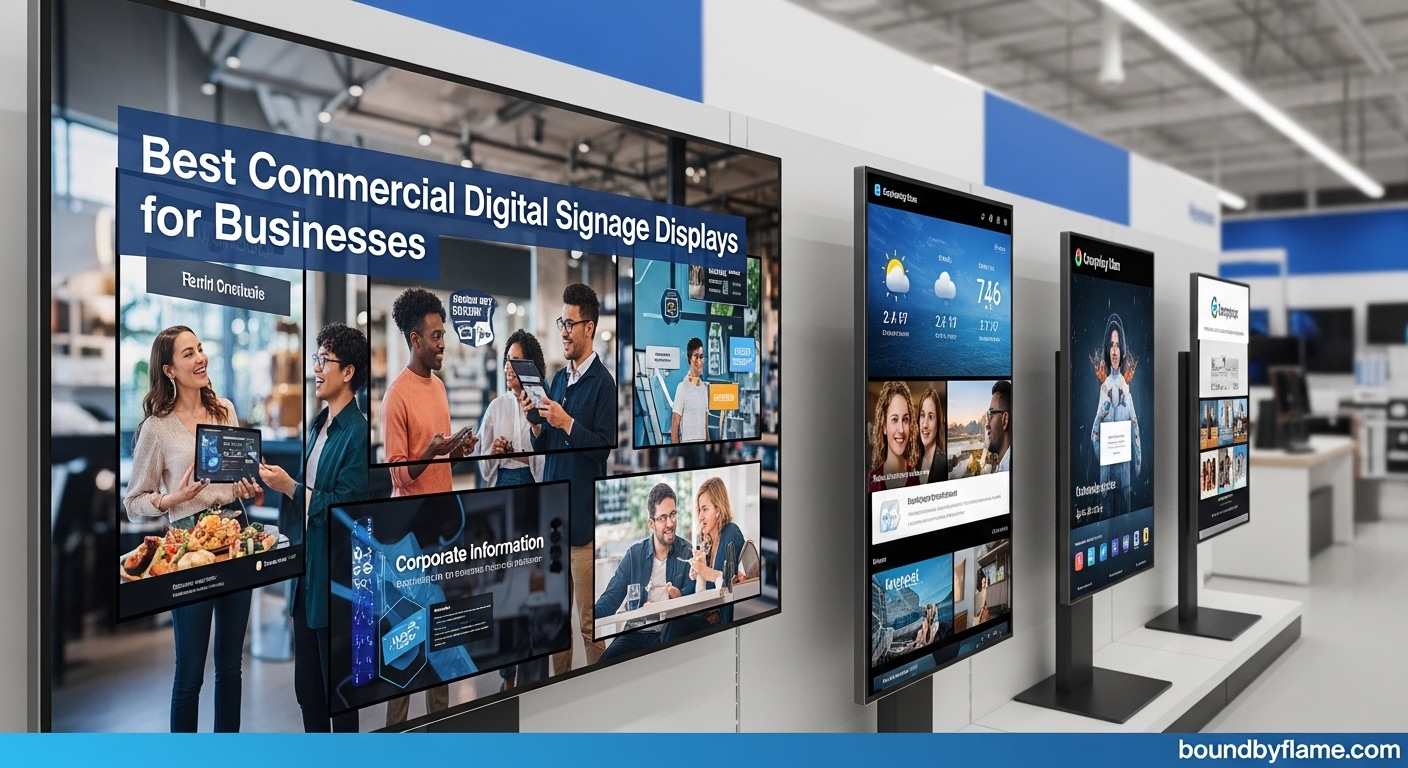 Best Commercial Digital Signage Displays for Businesses