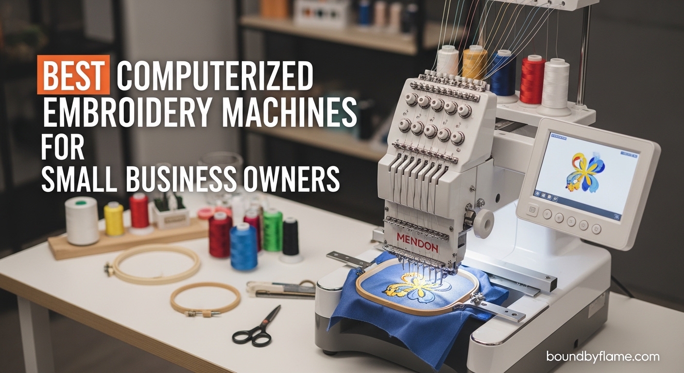 Best Computerized Embroidery Machines for Small Business Owners