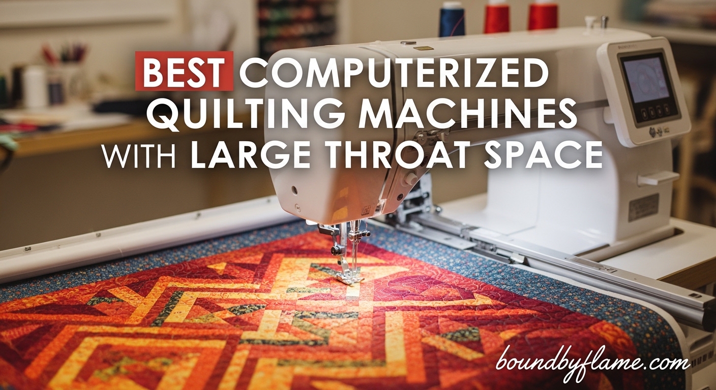 Best Computerized Quilting Machines with Large Throat Space