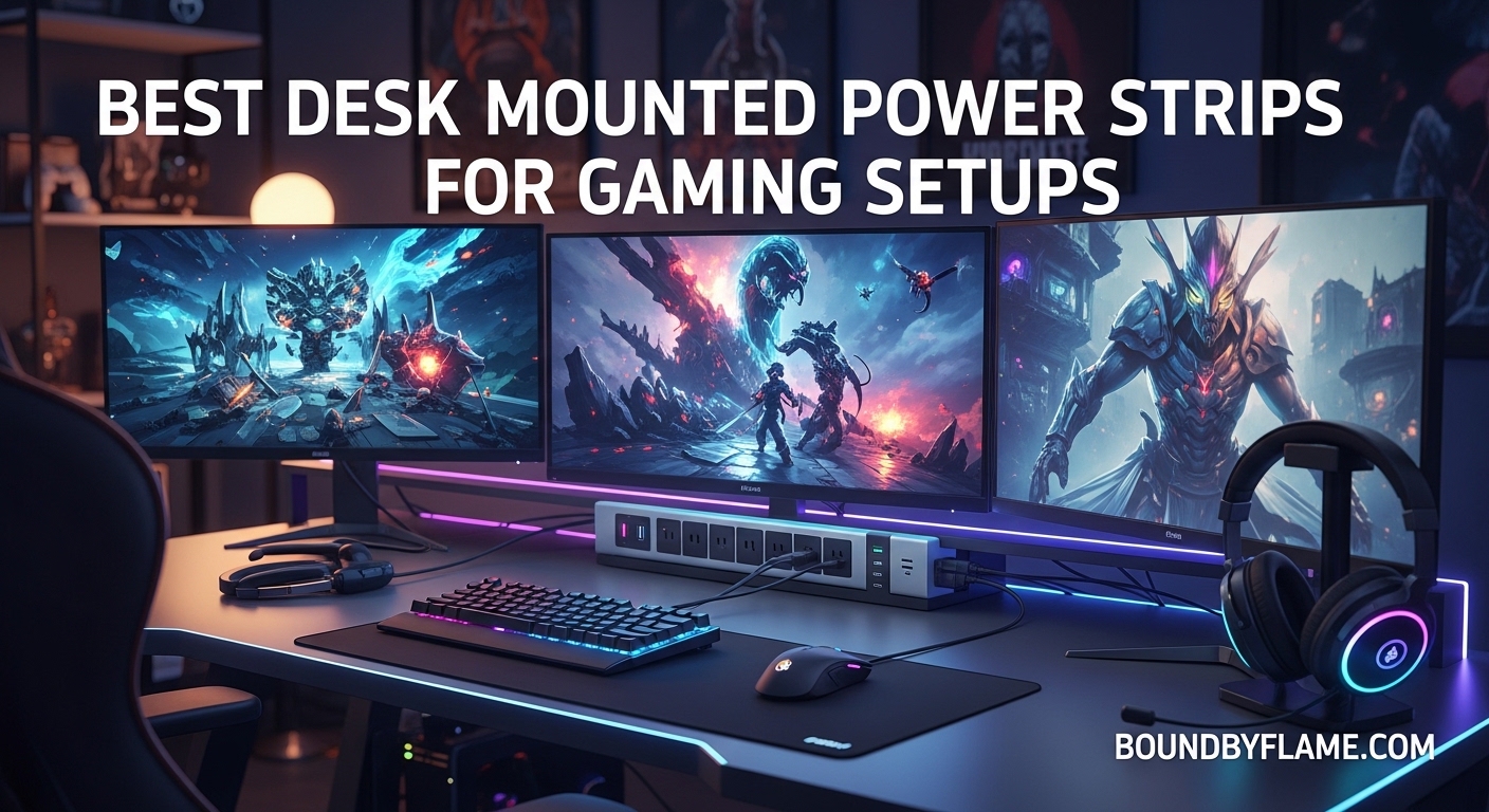 Best Desk Mounted Power Strips for Gaming Setups