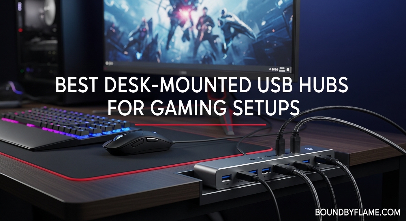 Best Desk-Mounted USB Hubs for Gaming Setups