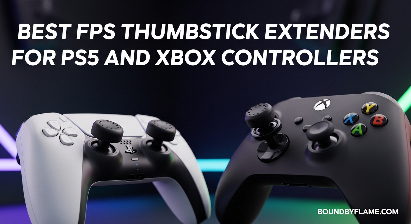 Best FPS Thumbstick Extenders for PS5 and Xbox Controllers