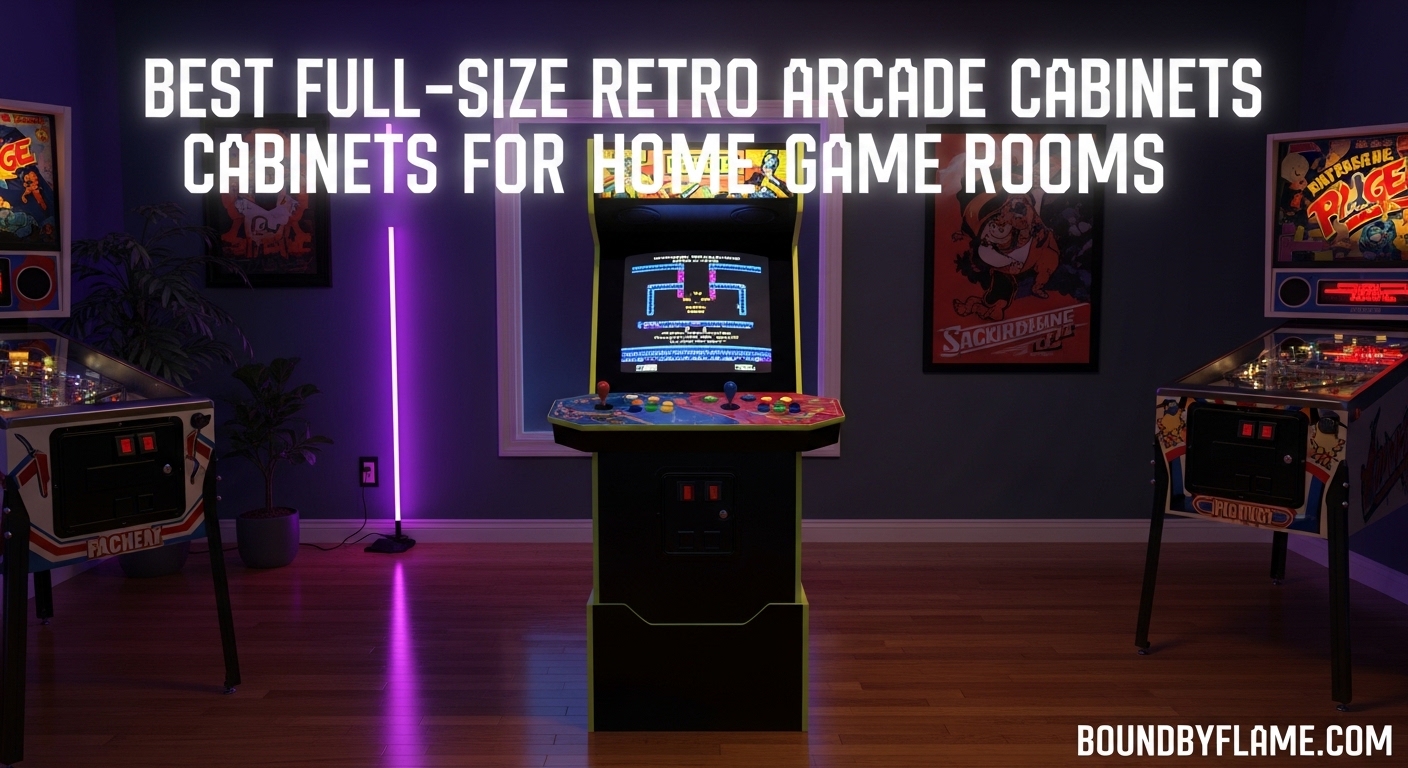 Best Full-Size Retro Arcade Cabinets for Home Game Rooms