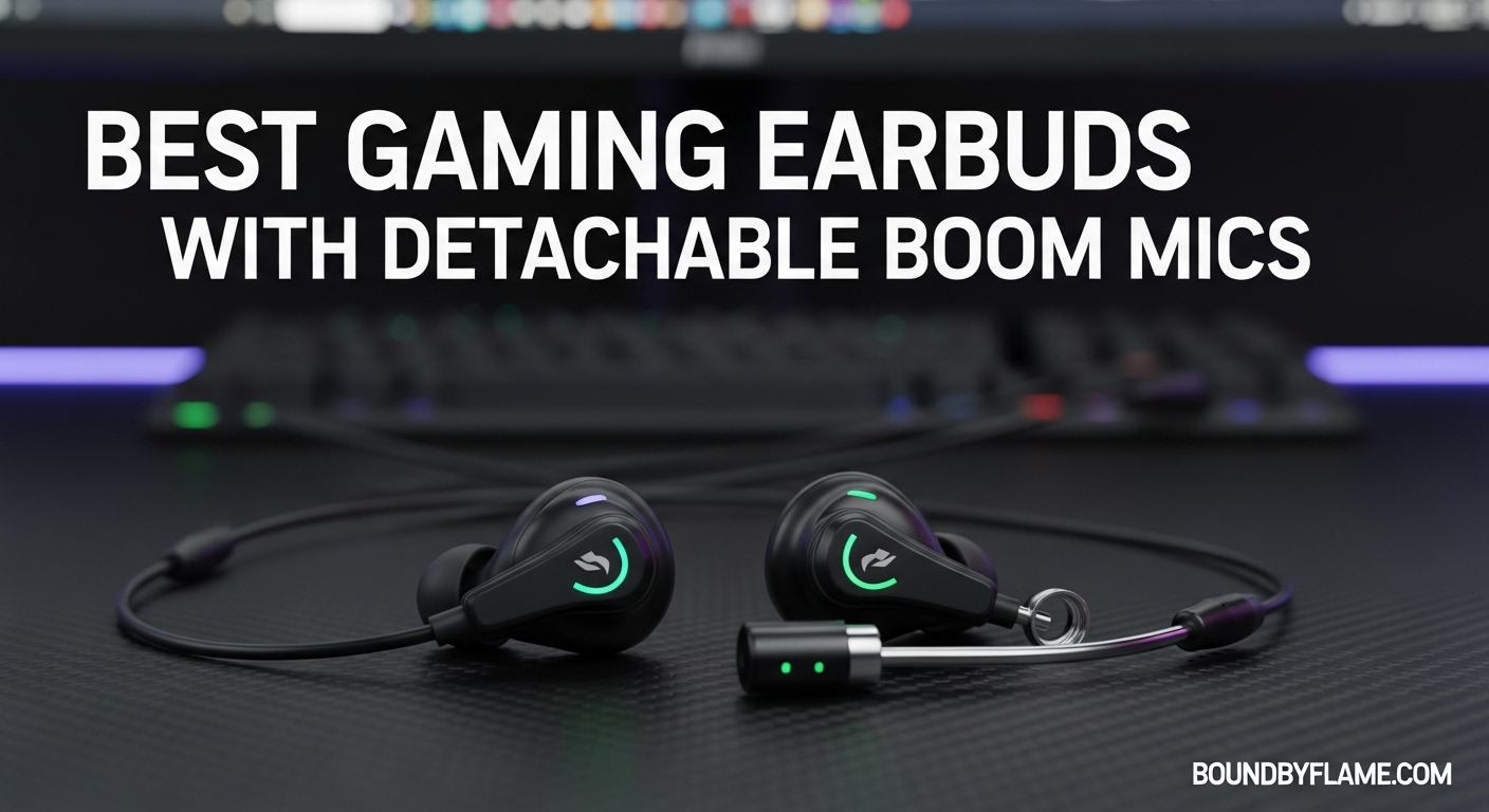 Best Gaming Earbuds with Detachable Boom Mics