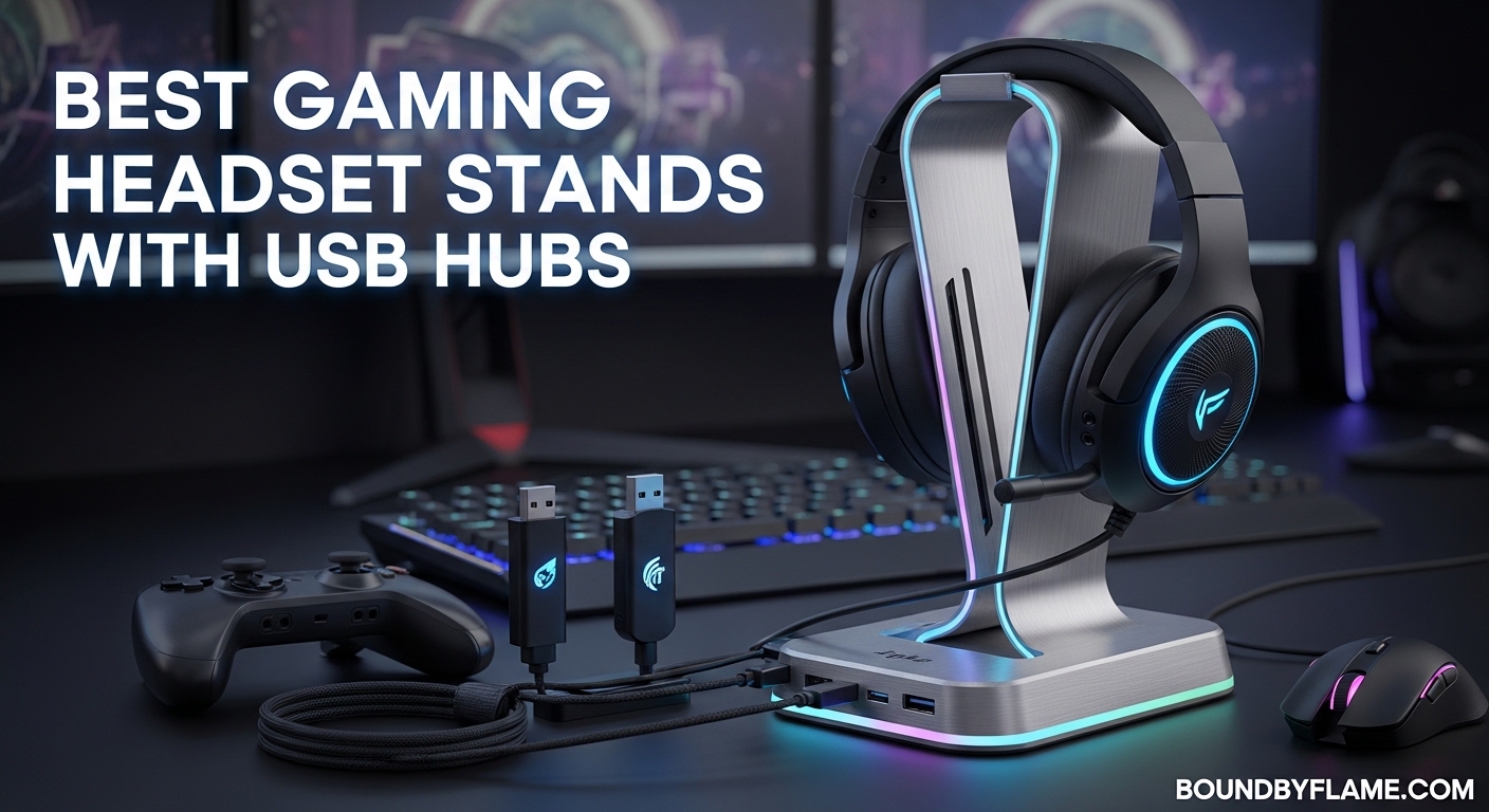 Best Gaming Headset Stands With USB Hubs