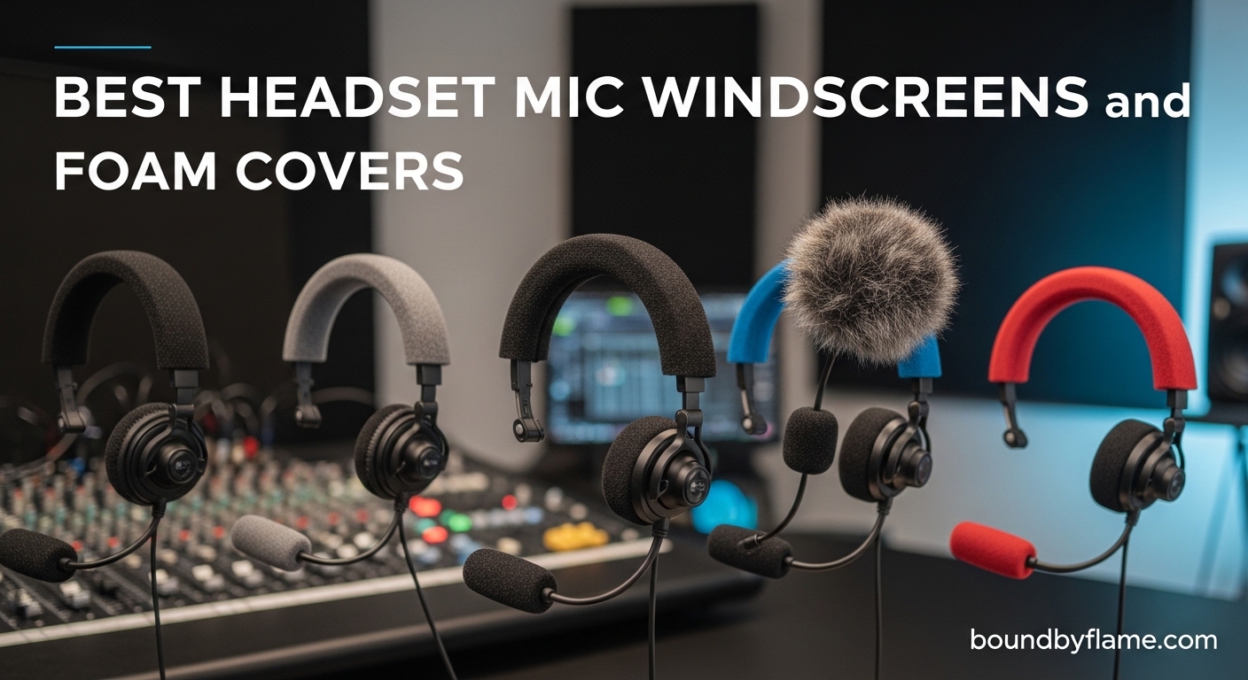 Best Headset Mic Windscreens and Foam Covers