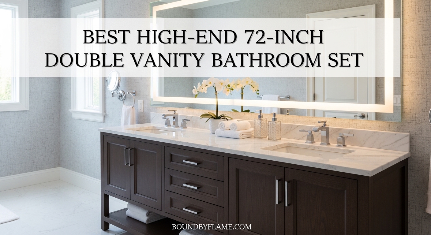 Best High-End 72-Inch Double Vanity Bathroom Sets